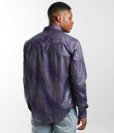 Eight X Iridescent Printed Shirt back view