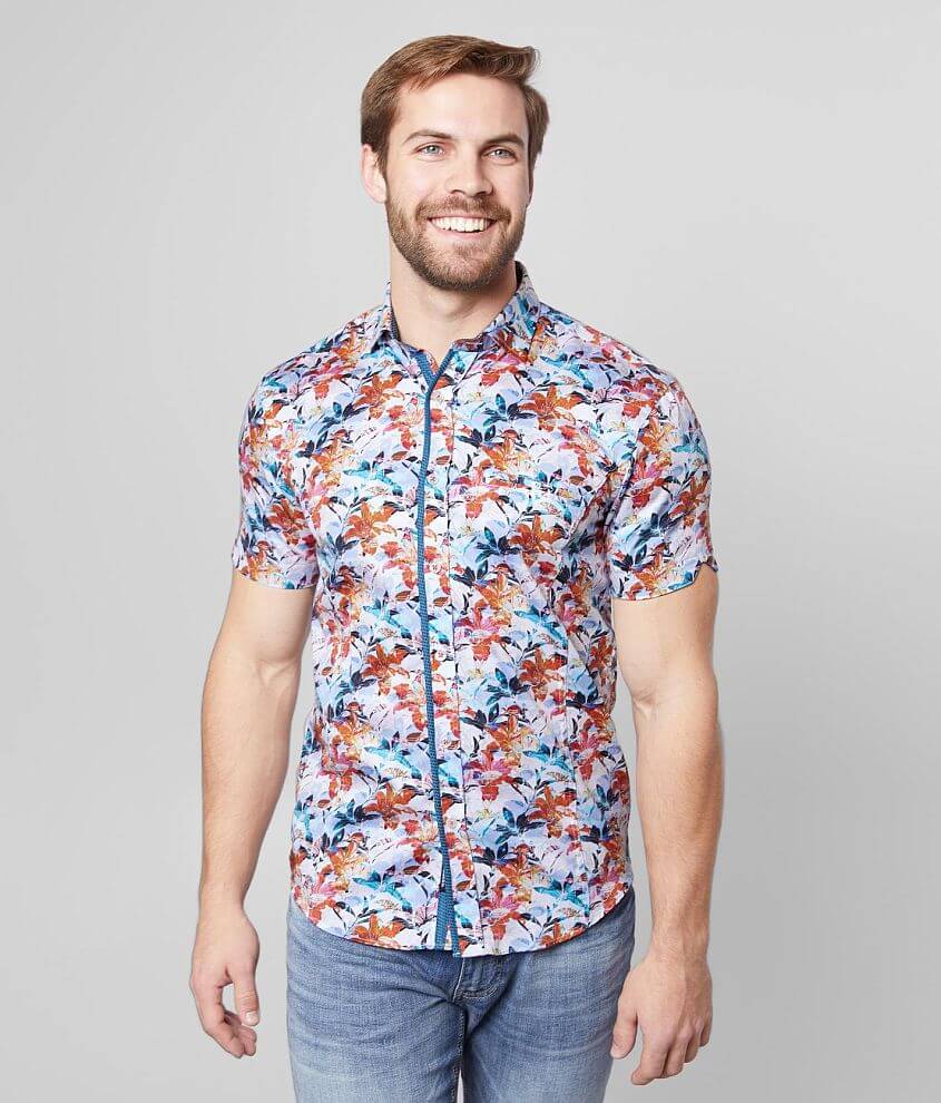 Eight X Floral Shirt front view