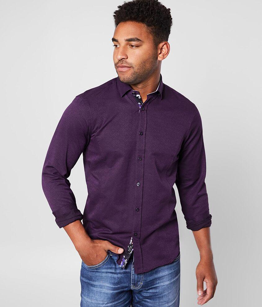 Eight X Medallion Jacquard Shirt front view