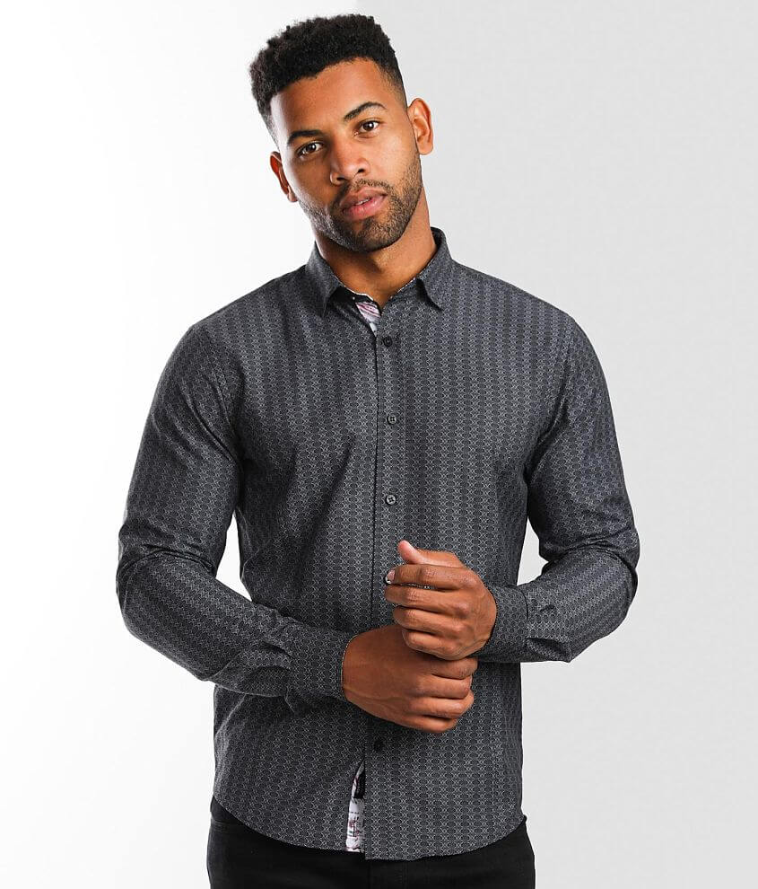 Eight X Printed Shirt - Men's Shirts in Black | Buckle