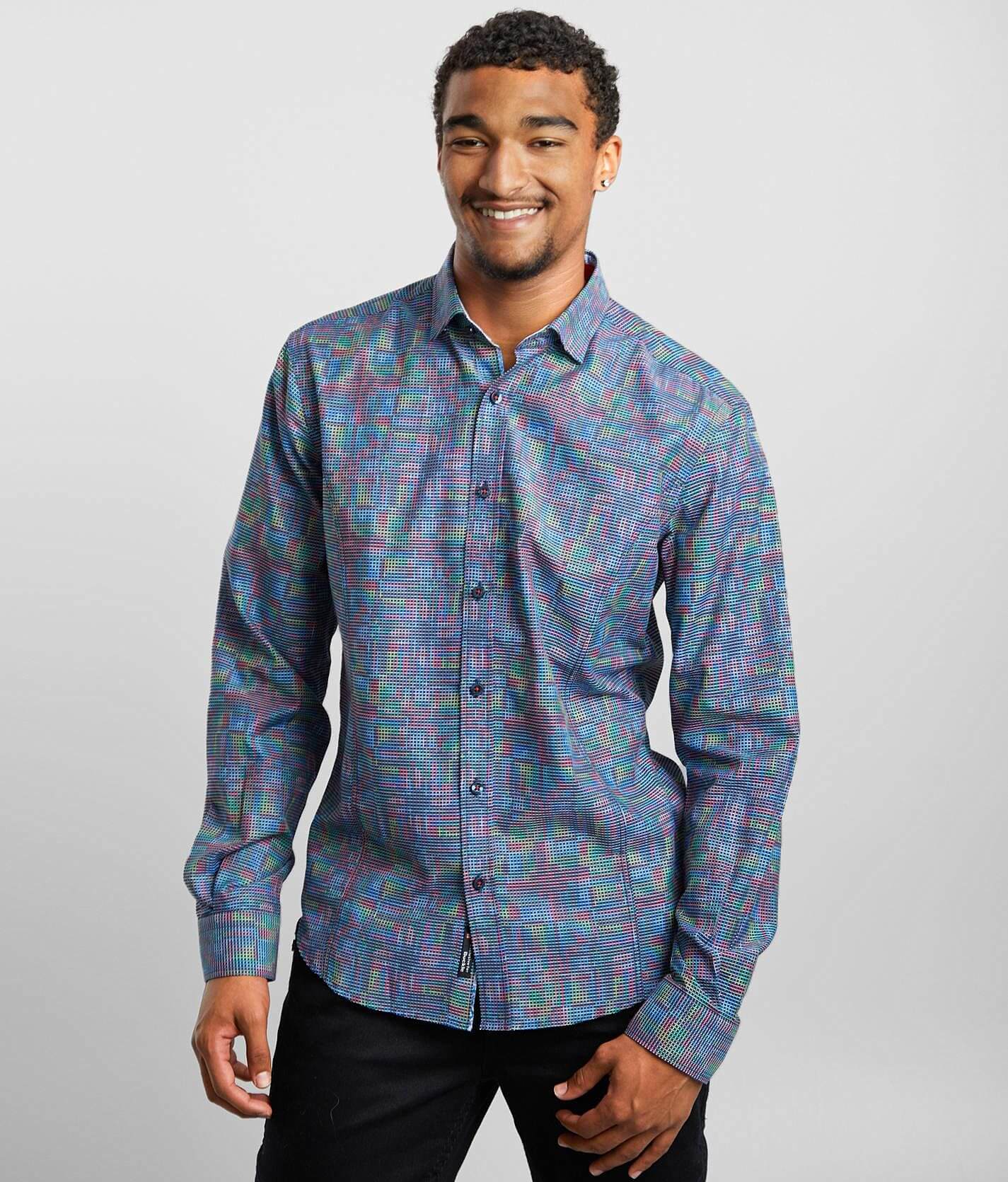 8yards Men’s HACHIGRAPH2 Jacquard Shirt 8YARDS / Men's HACHIGRAPH2 Jacquard Shirt