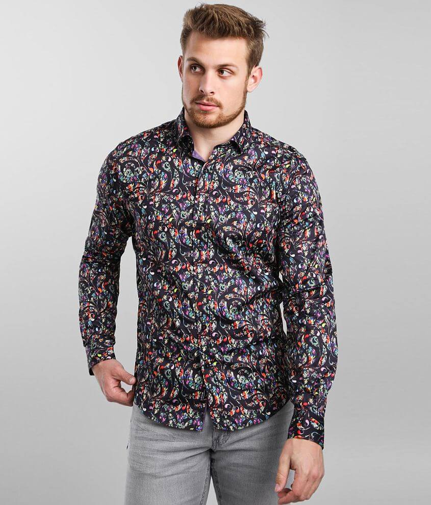 Eight X Paisley Swirl Shirt front view