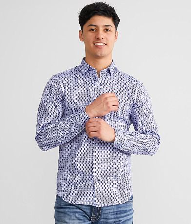 Eight X Southwestern Print Shirt front view