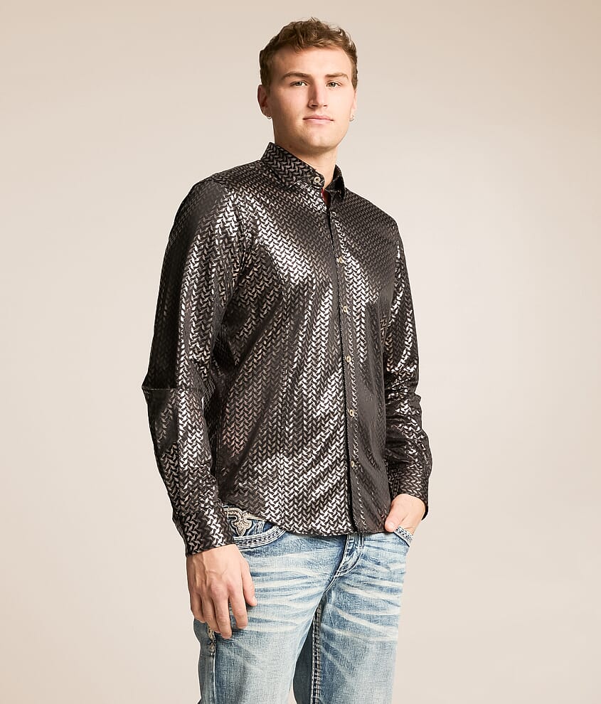 Foiled Stretch Shirt