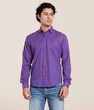 Eight X Micro Print Shirt front view