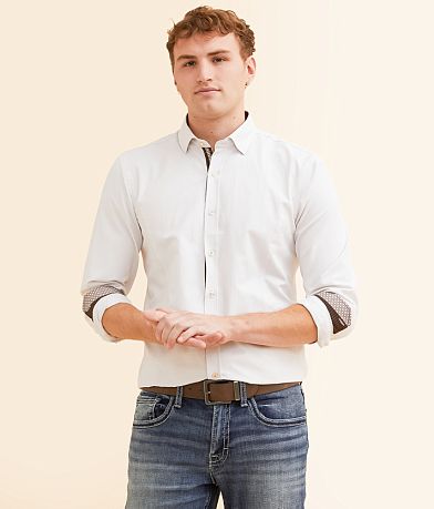 Eight X Tonal Print Shirt front view