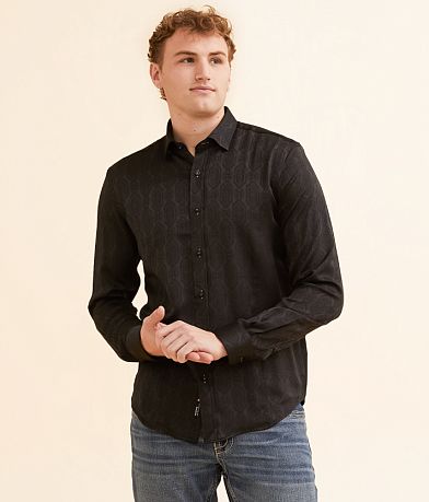 Eight X Tonal Print Shirt front view
