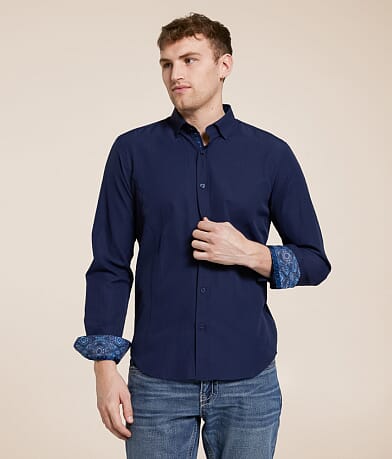 Eight X Tonal Dot Shirt front view