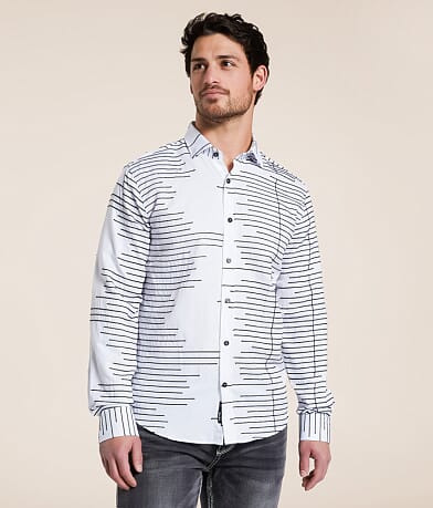 Eight X Striped Shirt front view