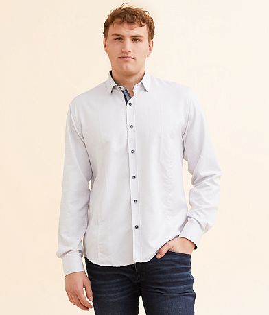 Eight X Micro Print Shirt front view