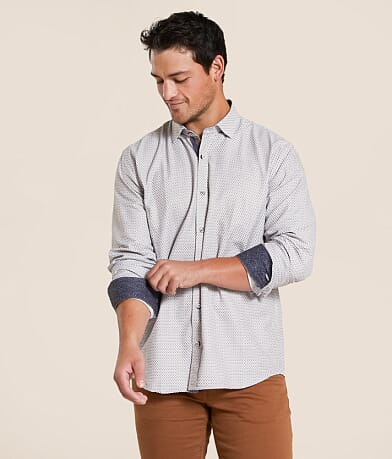 Eight X Micro Print Shirt front view