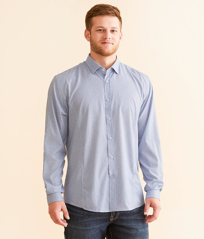 Eight X Maze Stretch Shirt front view