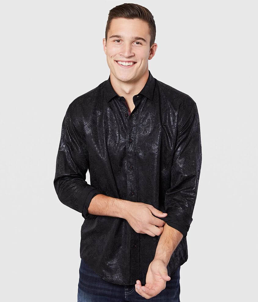 Eight X Tonal Paisley Printed Shirt