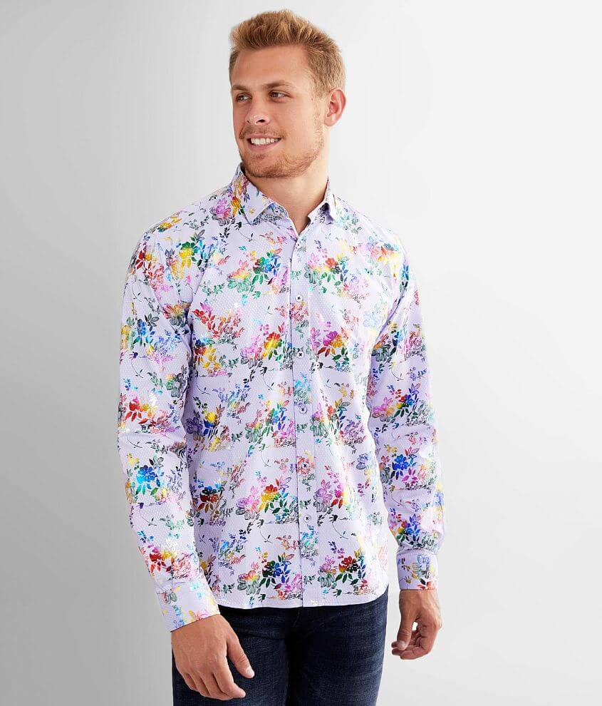 Image of Eight X Foiled Rainbow Floral Shirt