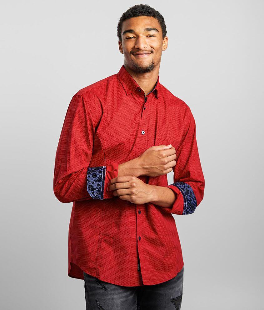 Image of Eight X Geo Print Stretch Shirt