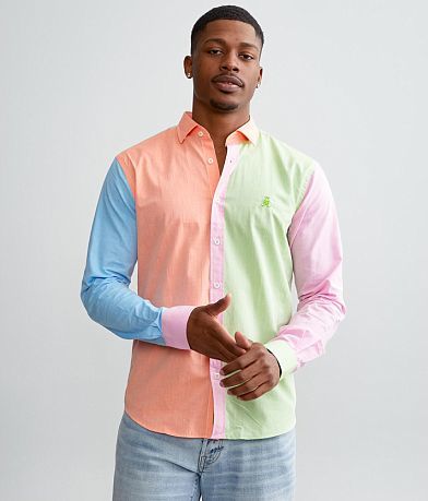 Eight X FROG Color Block Shirt full left side view