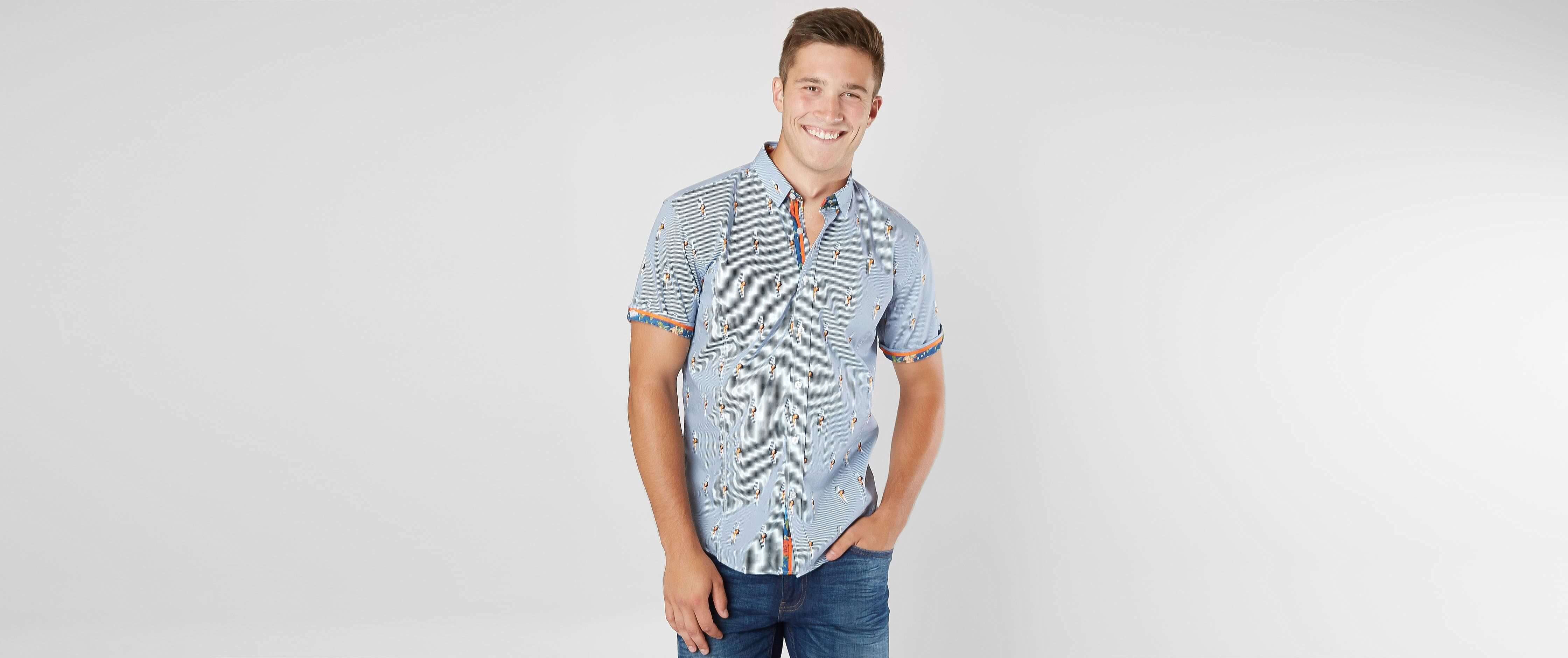 Image of Eight X Striped Shirt