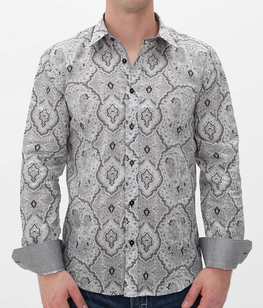 Eight X Paisley Print Shirt front view