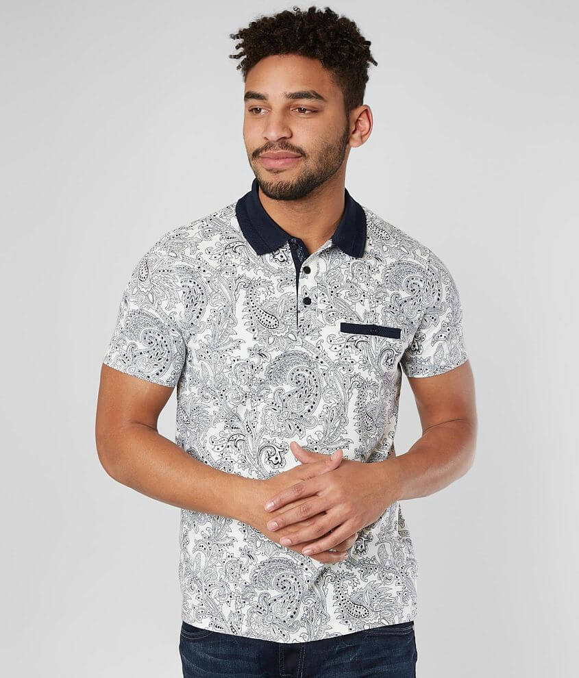 Eight X Paisley Stretch Polo