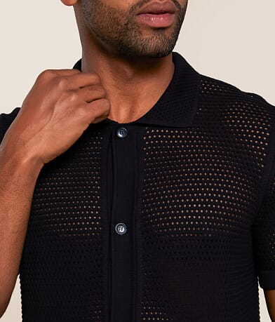 Eight X Solid Open Weave Shirt misc detail 1 view