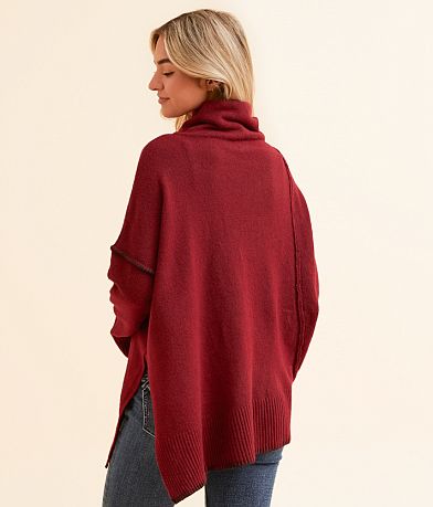 BKE Oversized Tunic Sweater BACK