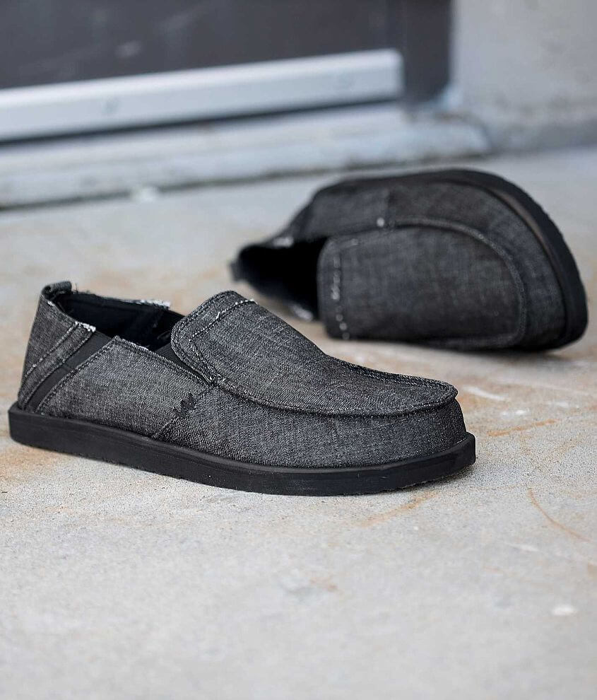 BKE Ronan Shoe - Men's Shoes in Black Chambray | Buckle