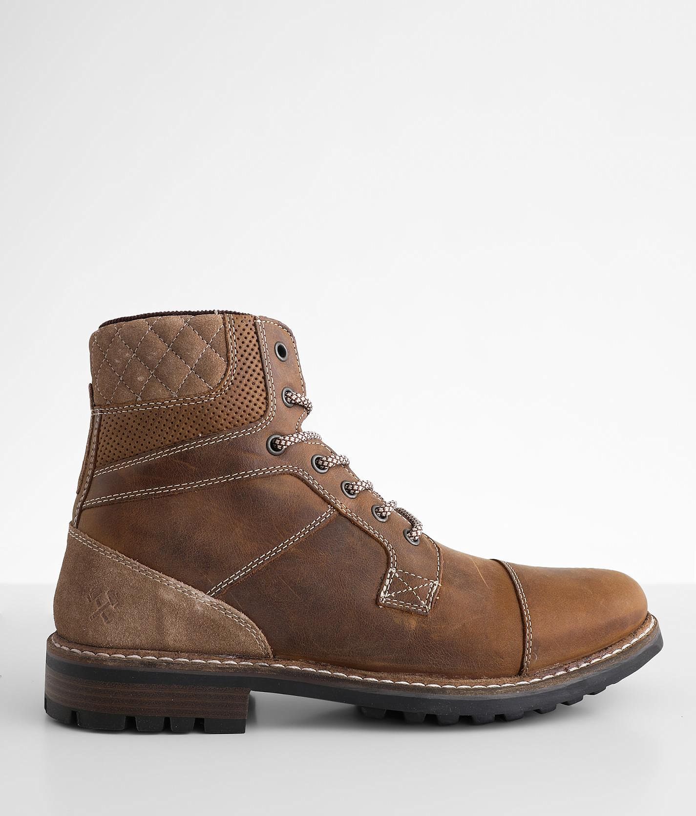 Buckle Outpost Makers Boot Mens 9 Bradley Brown Leather Ankle Lace Up Zip Vintage Buckle Outpost Makers Boot Mens 9 Bradley Brown  main image 2