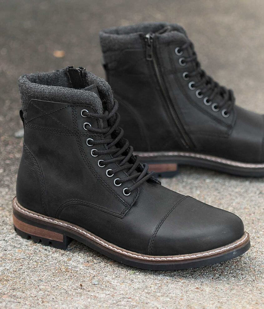 Crevo Camden Boot Men s Shoes in Black Buckle