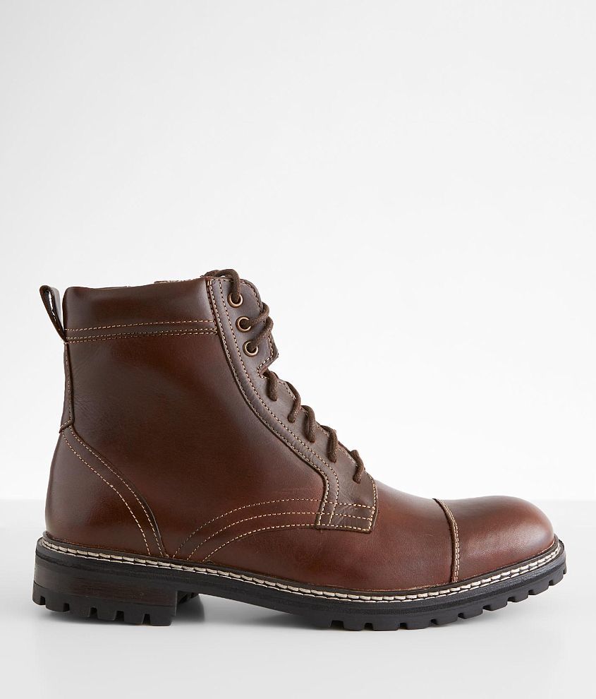 Crevo Rye Leather Boot front view