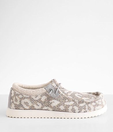 Crevo Cheetah Print Shoe front view