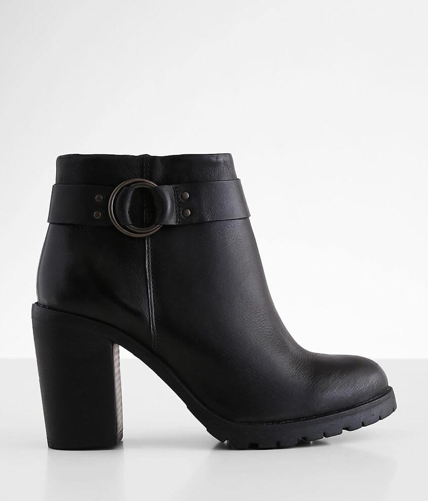 Crevo Kathryn Leather Heeled Ankle Boot front view