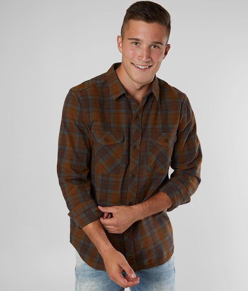 Element Ashland Flannel Shirt - Men's Shirts in Chocolate | Buckle