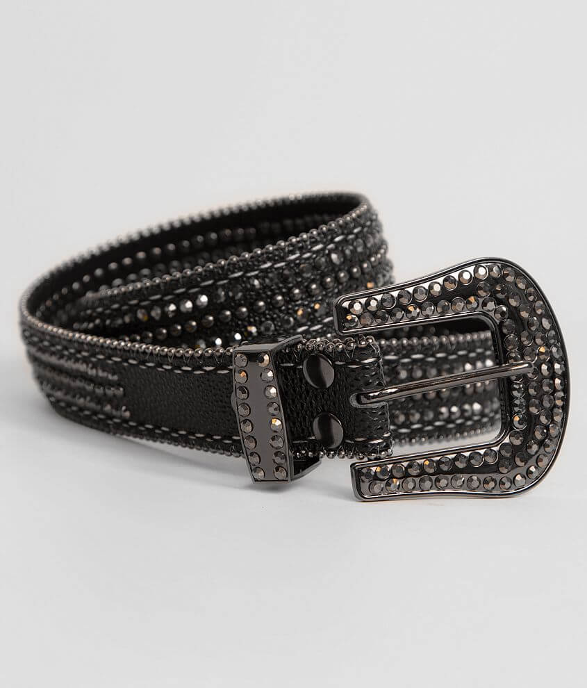 BKE Textured Leather Belt front view