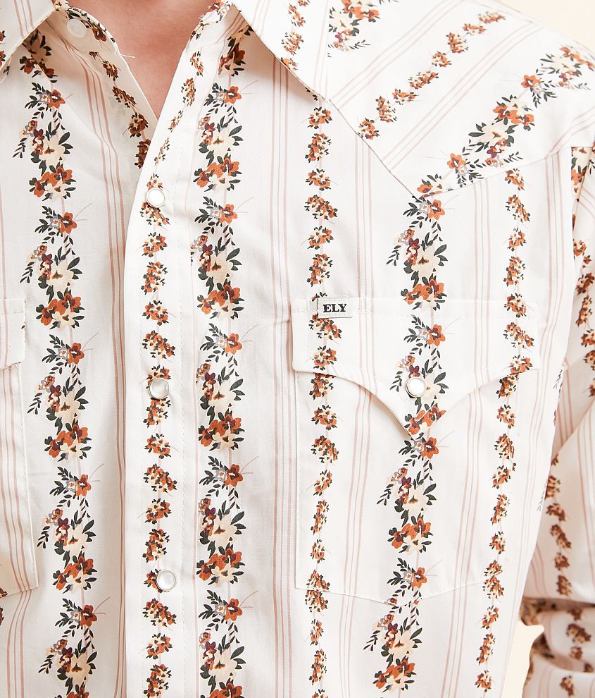 Wallpaper Floral Western Shirt