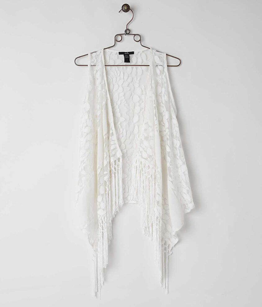 Rain Fringe Vest front view