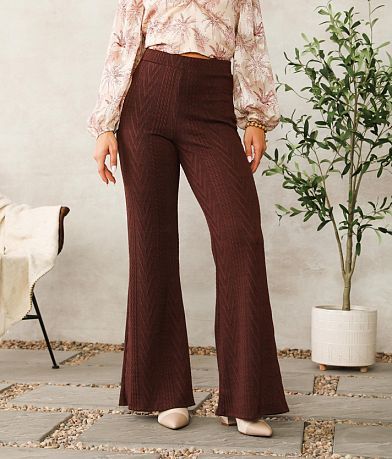 KanCan Ultra High Rise Corduroy Super Flare Pant - Women's Pants in Connie