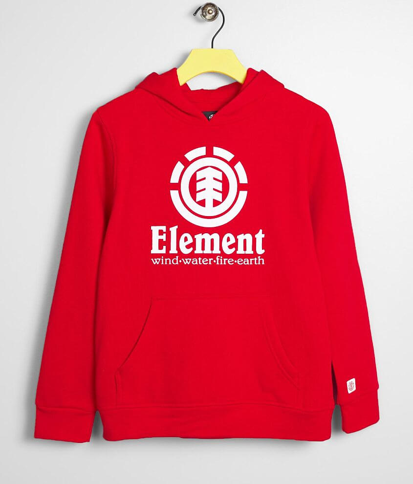 Boys - Element Vertical Hooded Sweatshirt front view