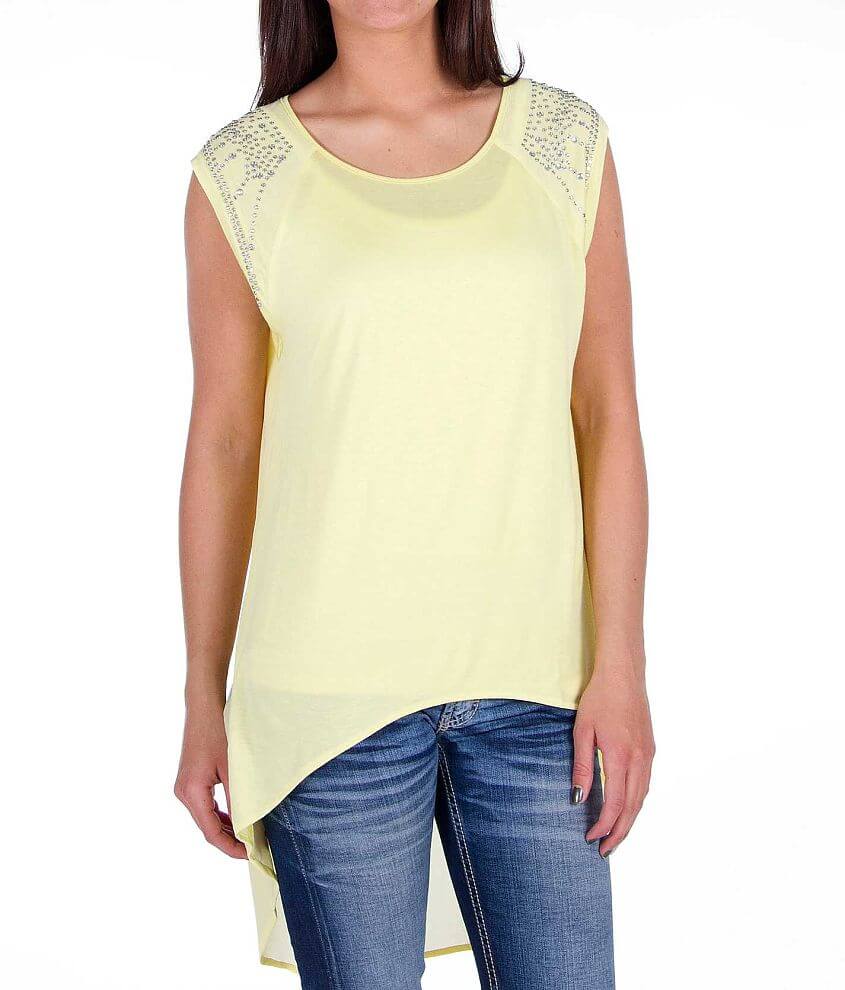 english rose Pieced Tank Top - Women's Tank Tops in Lemon | Buckle