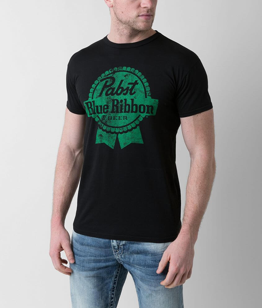Distant Replays Pabst Green Ribbon T-Shirt front view