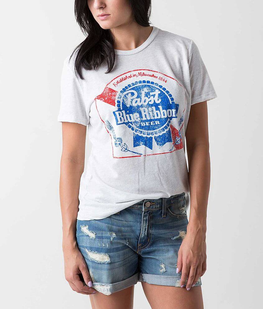Retro Brand Pabst Blue Ribbon T-Shirt front view