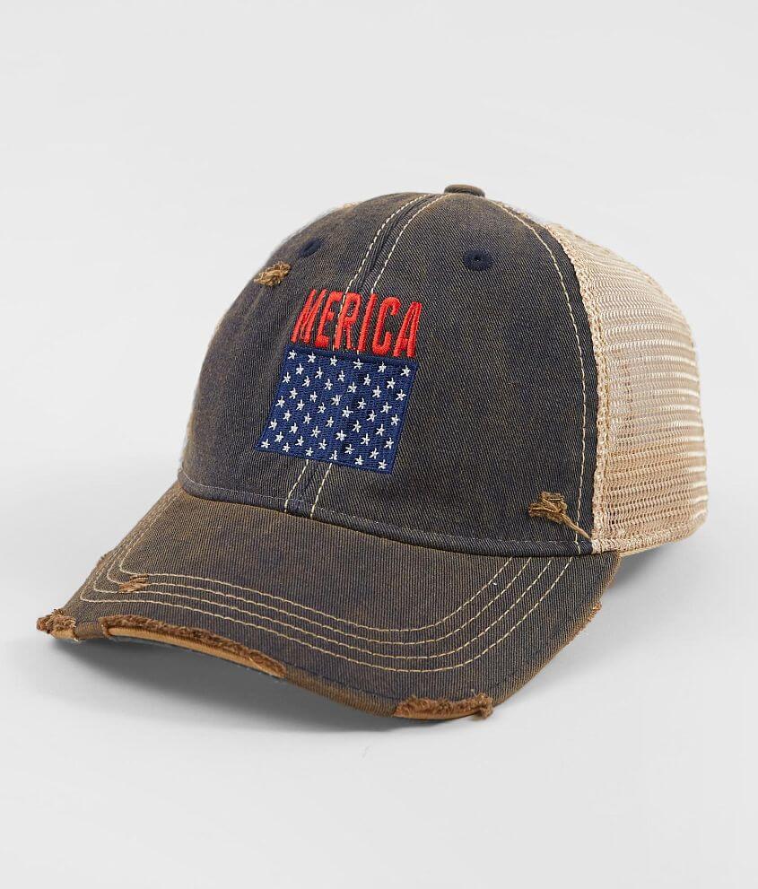 Distant Replays Merica Baseball Hat front view