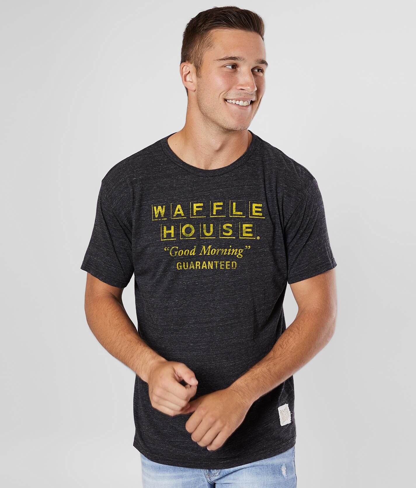 Retro Brand Waffle House® T-Shirt - Men's T-Shirts in Streaky Black