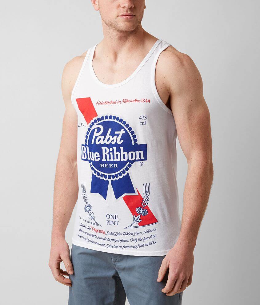 Distant Replays Pabst Blue Ribbon Tank Top front view