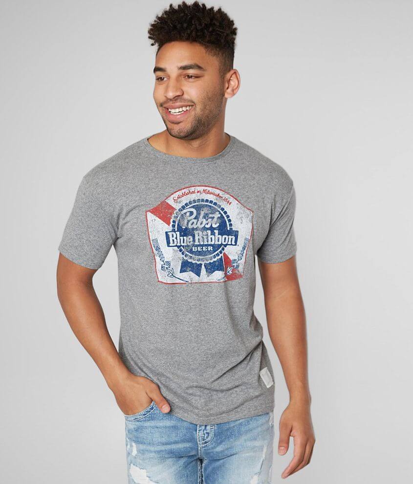 brud licens ventil Retro Brand Pabst Blue Ribbon® T-Shirt - Men's T-Shirts in Grey Mocktwist |  Buckle