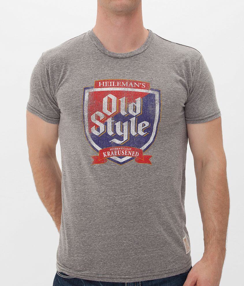Distant Replays Old Style TShirt Men's TShirts in Streaky Grey Buckle
