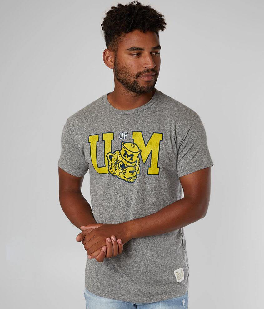 Retro Brand Michigan Wolverines T-Shirt front view