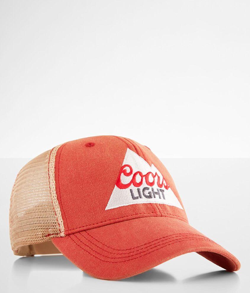 Retro Brand Coors Light Washed Baseball Hat front view