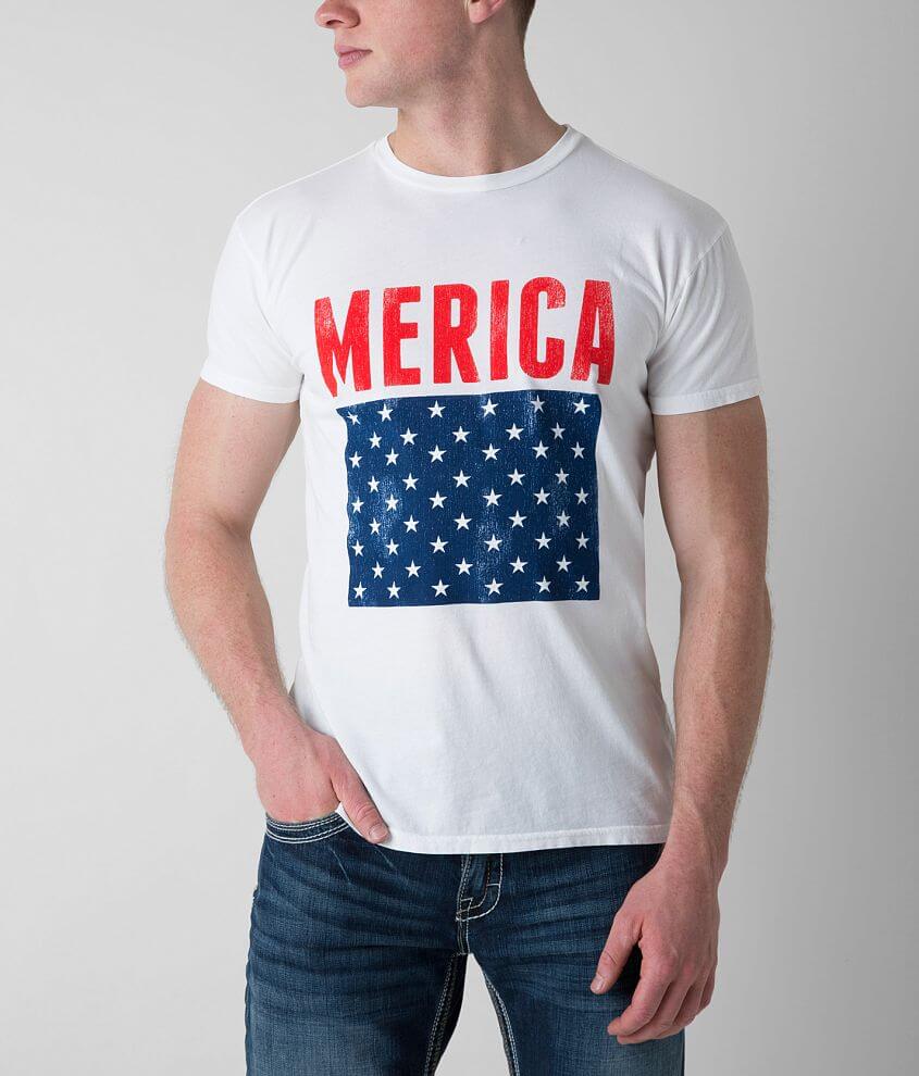 Distant Replays Merica TShirt Men's TShirts in White Buckle