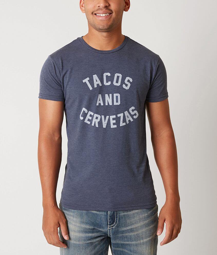 Distant Replays Tacos &#38; Cervezas T-Shirt front view