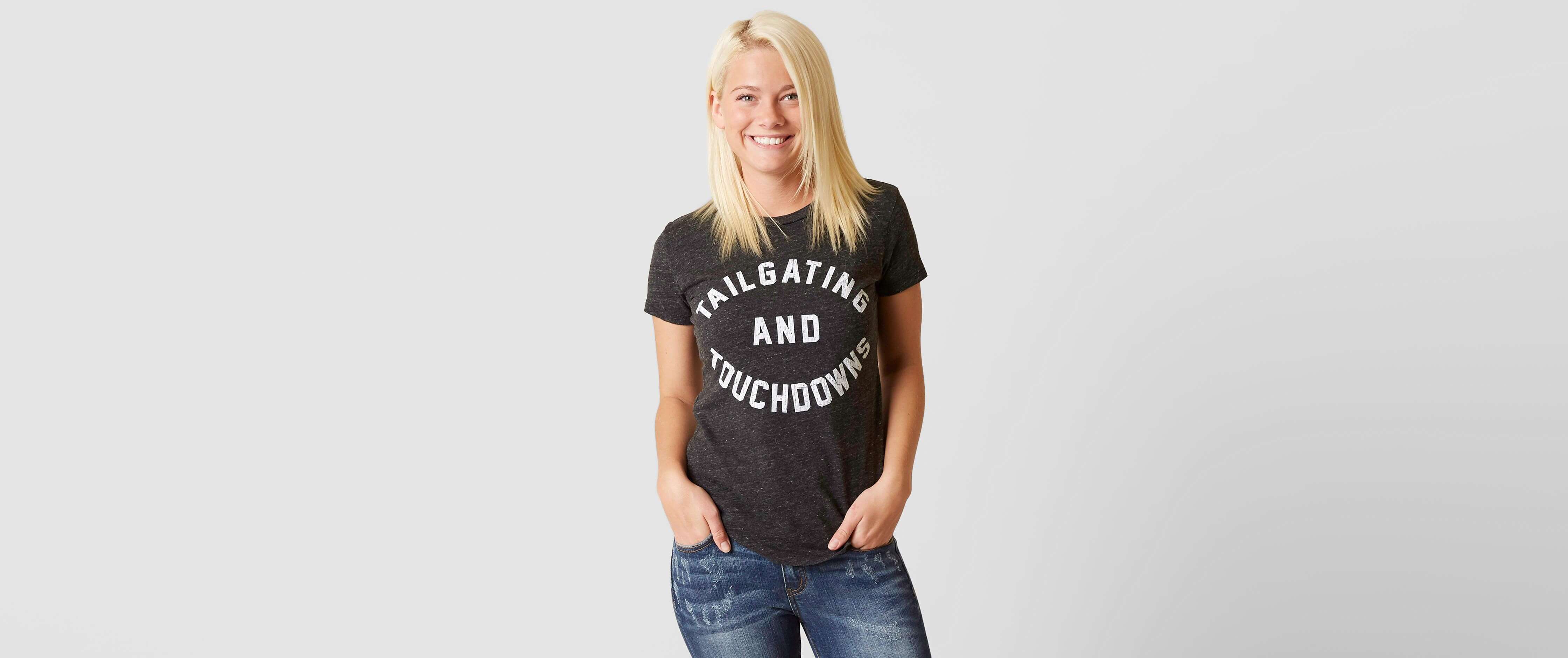 Image of Retro Brand Tailgating & Touchdowns T-Shirt